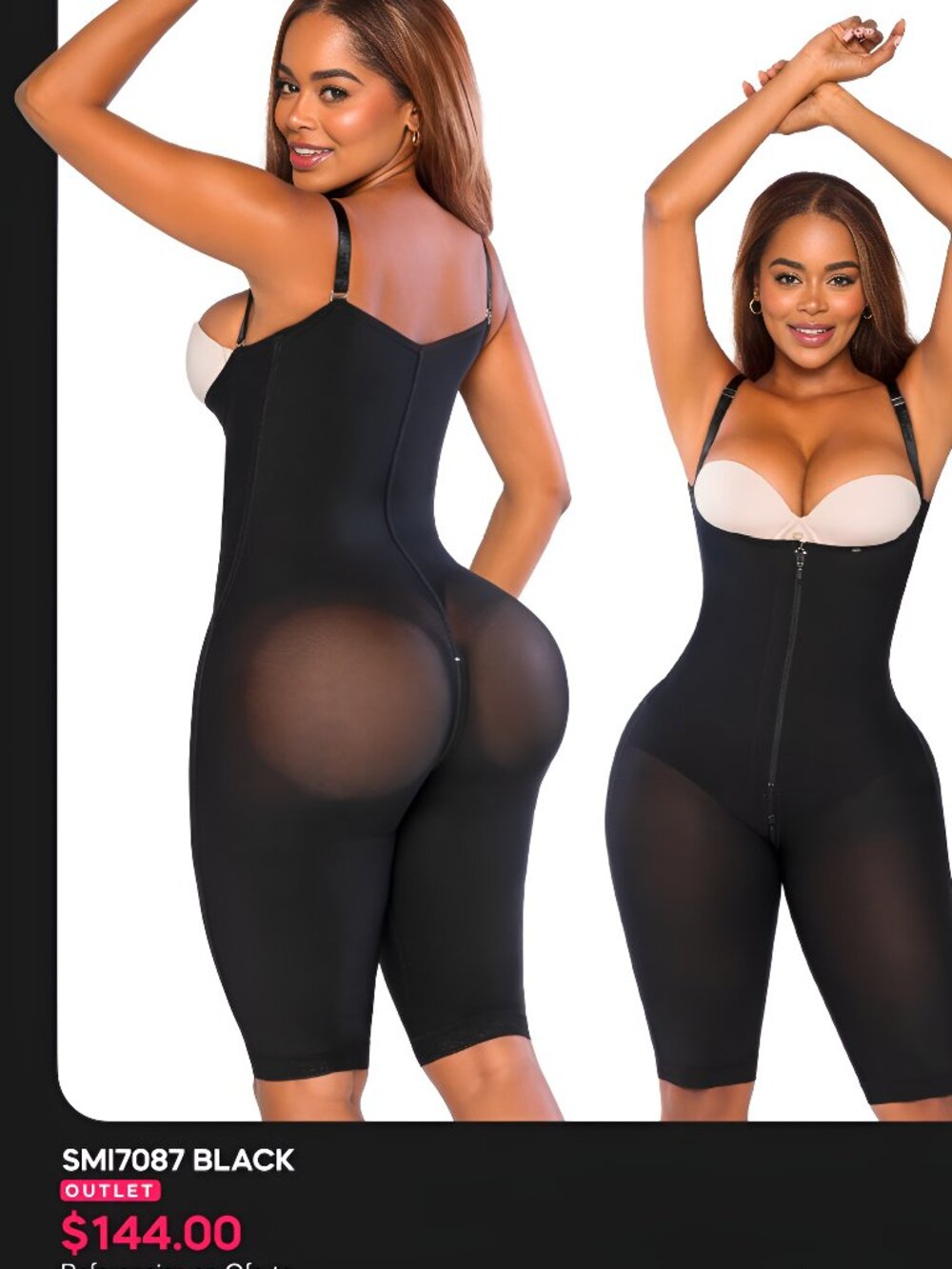 XL Instant BBL & Lipo Effect Colombian Faja Stagmi Glamurosa Girdle Shaper NEW